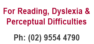 learning difficulties, visual perception problems, dyslexia, sydney 